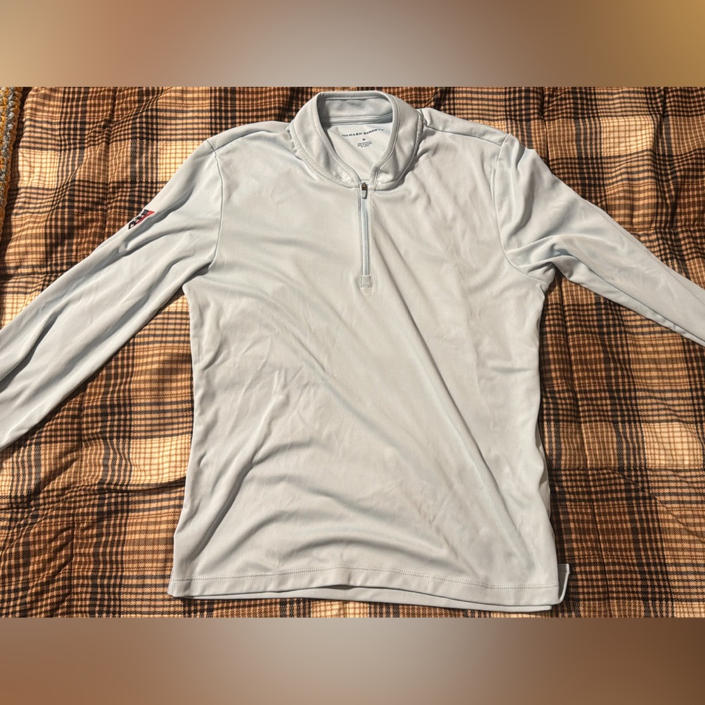 Youth Medium Light Blue Quarter-Zip